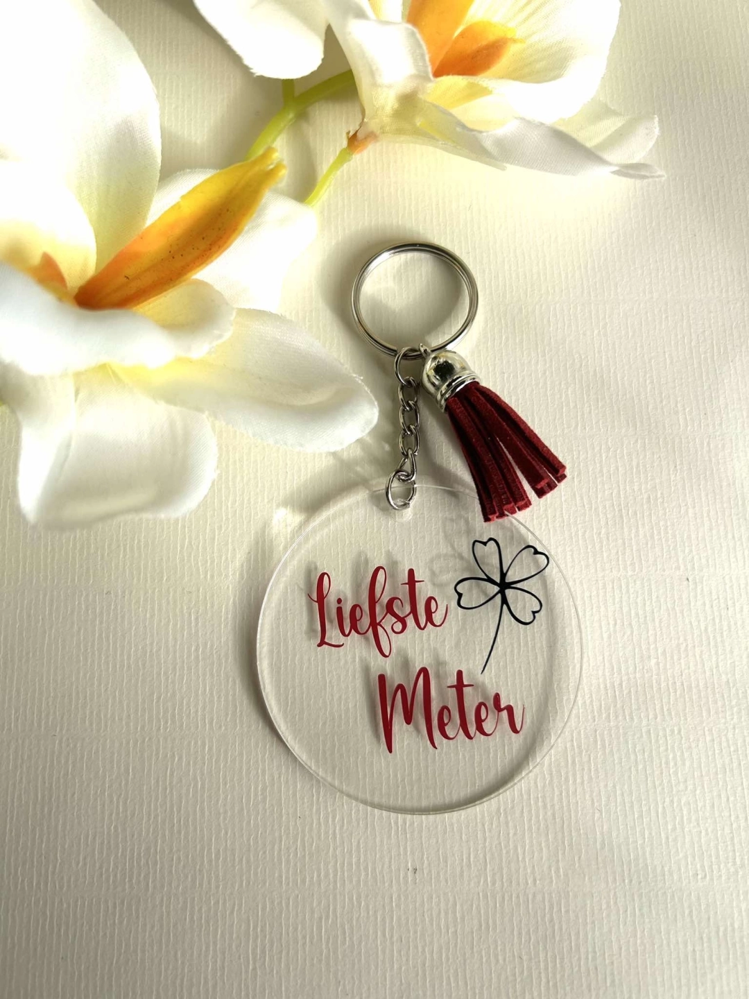 Liefste meter sleutelhanger