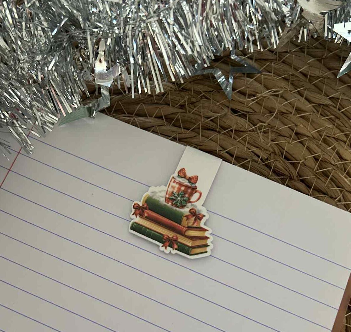 Magnetische bladwijzer voor de kerstdagen