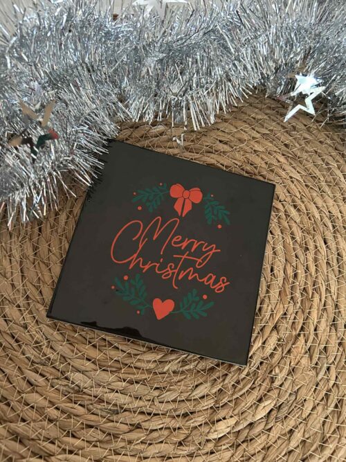 Tegeltje voor kerstmis.