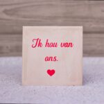 Decoratief tegeltje