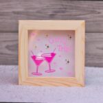 Houten spaarpot